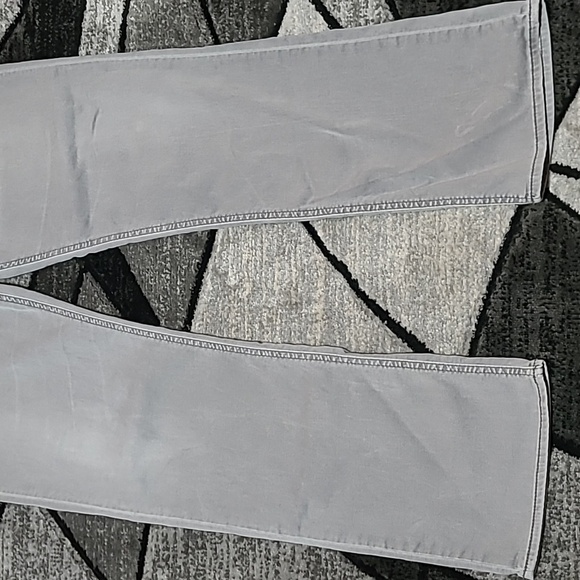 BKE TYLER STRAIGHT EMBROIDERED GRAY DENIM JEAN - Picture 8 of 13